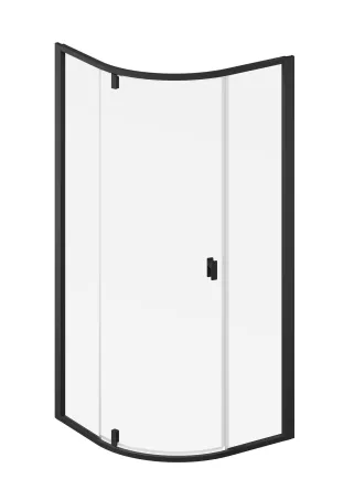 Nexty NSKK3-100 zuhanykabin fekete+transparent