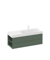 SD Lite 120 B fürdőszobai szekrény mosdó alá Grey Green