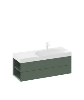 SD Lite 120 B fürdőszobai szekrény mosdó alá Grey Green