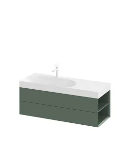 SD Lite 120 J fürdőszobai szekrény mosdó alá Grey Green