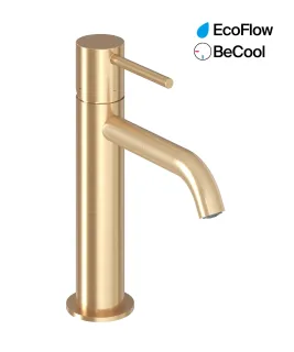 Espirit álló mosdócsaptelep BeCool 190 mm leeresztő nélkül ES 012.61GLB, Gold Brushed