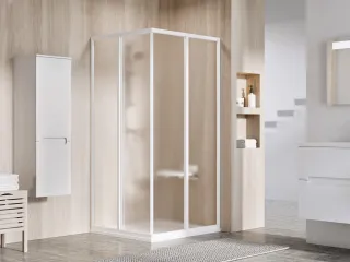 Supernova SRV2+SRV2 80x80 195 S zuhanykabin fehér+grape