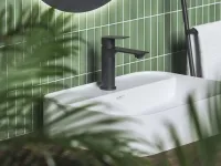 Plan mosdócsaptelep 165 mm, lefolyó nélkül PN 014.20BLM, matt fekete