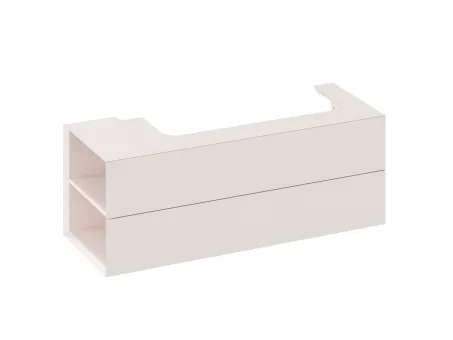 SD Lite 120 B fürdőszobai szekrény mosdó alá Alabaster Pink