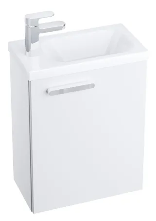 Chrome II SD 40 mosdó alatti szekrénytest fehér, króm fogantyúval 152 mm (A termék az ajtót nem tertalmazza.)