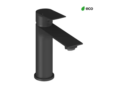 Plan mosdócsaptelep 165 mm, lefolyó nélkül PN 014.20BLM, matt fekete