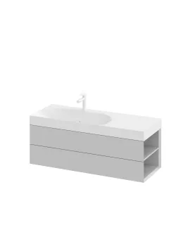 SD Lite 120 J fürdőszobai szekrény mosdó alá Smoke Grey
