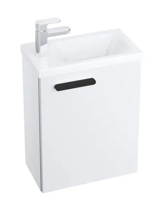 Chrome II SD 40 mosdó alatti szekrénytest fehér, fekete fogantyúval 152 mm (A termék az ajtót nem tertalmazza.)