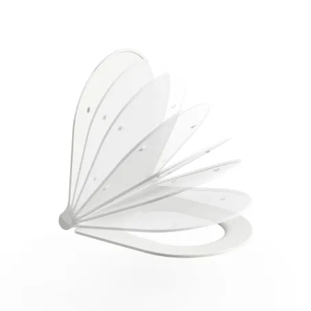 WC Uni Chrome RimOff és bidé fúvókával, fehér