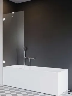 Essenza Pro White PNJ II fehér kádparaván 70 átlátszó