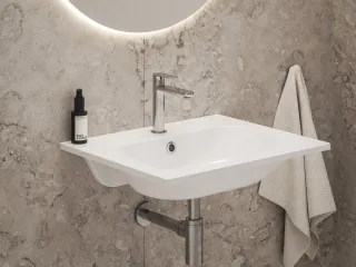 Eleganta álló mosdócsaptelep BeCool 174 mm leeresztő nélkül EL 012.01CR, Chrome