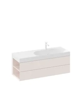 SD Lite 120 B fürdőszobai szekrény mosdó alá Alabaster Pink