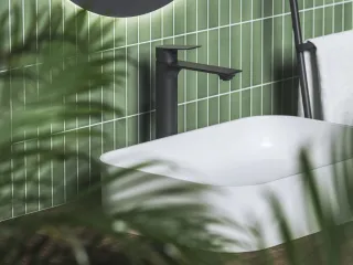 Plan mosdócsaptelep 300 mm, lefolyó nélkül PN 015.20BLM, matt fekete