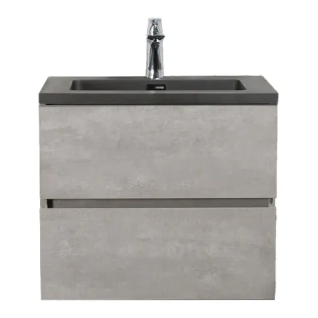 Mallorca 60 matt fekete quartz sand mosdó