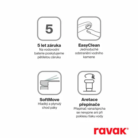 Life fali kádcsaptelep szettel, matt fekete  LF 022.20BLM.+S