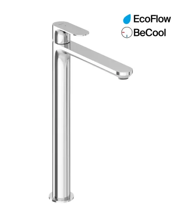 Eleganta álló mosdócsaptelep BeCool 335 mm leeresztő nélkül EL 015.01CR, Chrome