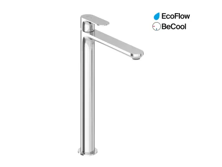 Eleganta álló mosdócsaptelep BeCool 335 mm leeresztő nélkül EL 015.01CR, Chrome