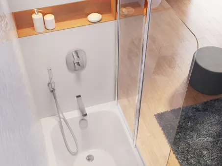 Espirit vízfeltöltő falikar mosdóhoz/kádhoz CR 027.00CR, Chrome