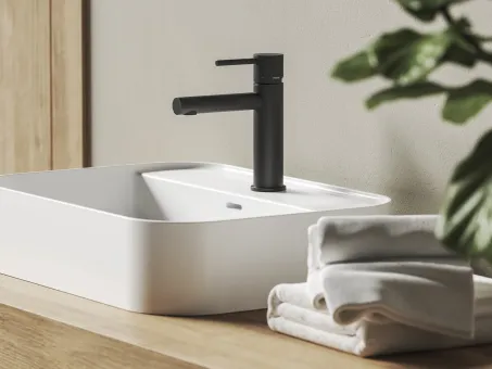 Nox mosdócsaptelep 190 mm, lefolyó nélkül NX 014.20BLM, matt fekete