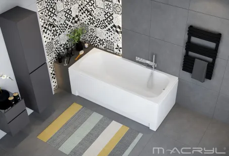 Mira egyenes akril kád 150x75
