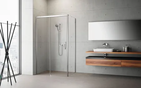 Idea KDJ szögletes zuhanykabin 110x70 átlátszó balos