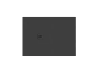 Slate Pro zuhanytálca 100x80 matt fekete