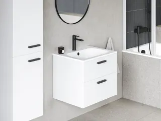 Chrome II SD 70 fehér, fekete fogantyúval 152 mm