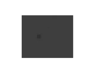 Slate Pro zuhanytálca 100x90 matt fekete