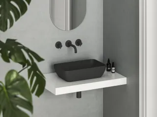 Uni Slim 50 R kerámiamosdó, matt fekete