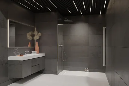 Modo SL II Walk-in zuhanyfal 85 átlátszó balos