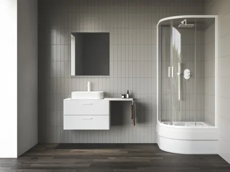 Sabina 80x80 LA zuhanytálca fehér