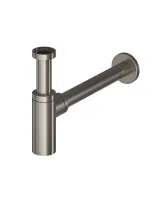 Krómozott teleszkópos mosdószifon Graphite Brushed
