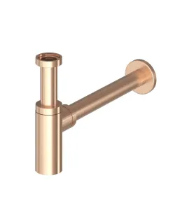 Krómozott teleszkópos mosdószifon Rose Gold Brushed