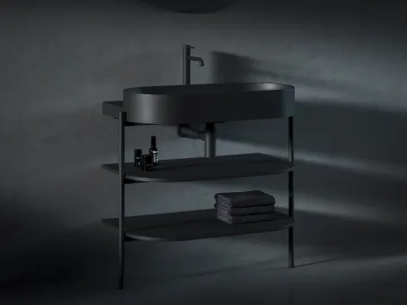 Yard 80 kerámiamosdó matt fekete