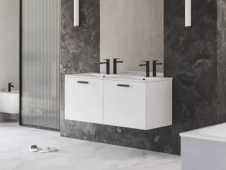 Chrome II SD 120 fehér, fekete fogantyúval 152 mm