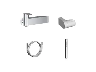 Chrome fali zuhanycsaptelep szettel, króm CR II 032.00CR CR+S