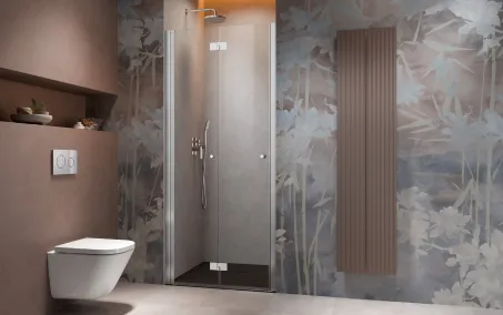 Nes DWB zuhanyajtó 80 átlátszó balos