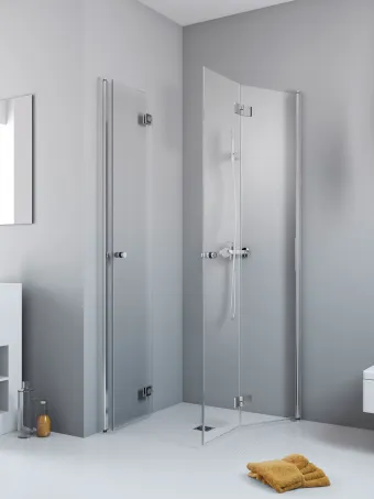 Essenza KDD-B szögletes zuhanykabin 80x90 átlátszó