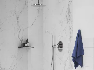 Espirit falba süllyesztet csaptelep, automatikus kétutas, belső egységgel ES 061.00CR.O2, Chrome