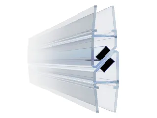 Műanyag mágneses profilszett függőleges 180° ferde