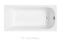 Mira egyenes akril kád 180x80