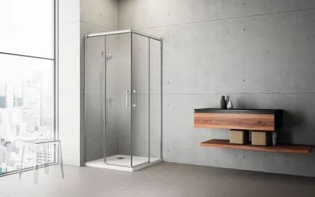 Idea KDD szögletes zuhanykabin 90x110 átlátszó