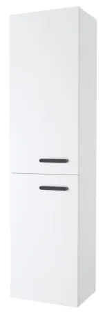 Chrome II SB 39 magasszekrény bal, fehér, fekete fogantyúval 152 mm