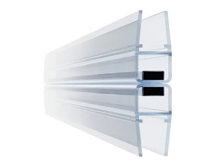 Műanyag mágneses profilszett függőleges 180° egyenes