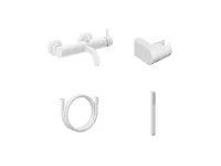 Espirit fali kádcsaptelep szettel, fehér ES 022.10WV+S