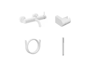 Espirit fali kádcsaptelep szettel, fehér ES 022.10WV+S