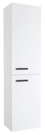 Chrome II SB 39 magasszekrény jobb, fehér, fekete fogantyúval 152 mm