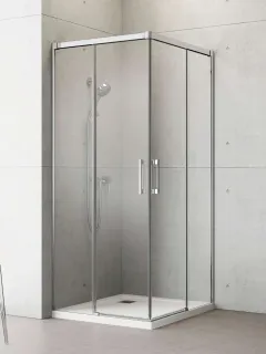 Idea KDD szögletes zuhanykabin 100x80 átlátszó