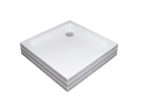 Angela 80x80 zuhanytálca PU fehér