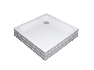 Angela 80x80 zuhanytálca PU fehér